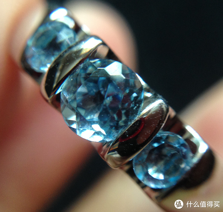 蓝色控的剁手记：美亚直邮 Sterling Silver 托帕石 吊坠项链