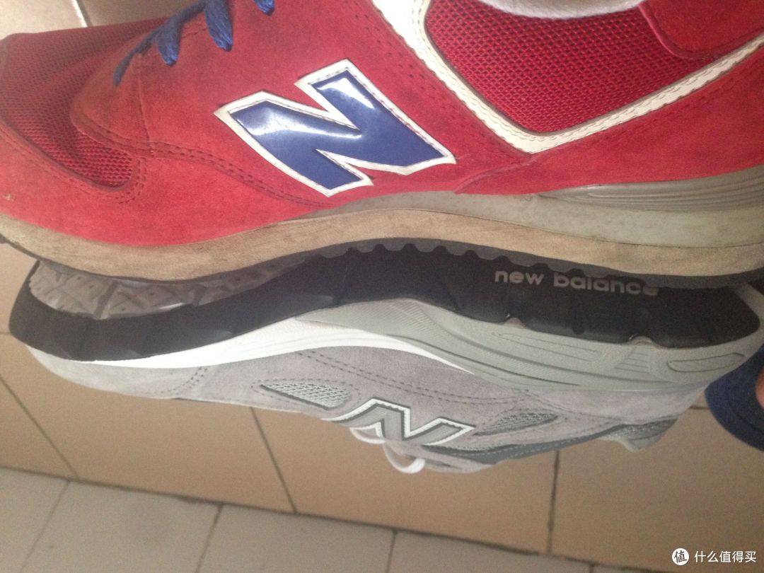 海淘回 new balance 990V3 男款 总统慢跑鞋