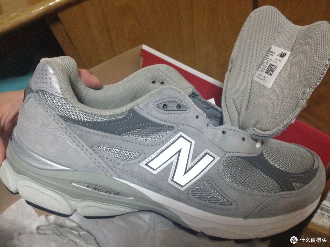 海淘回 new balance 990V3 男款 总统慢跑鞋