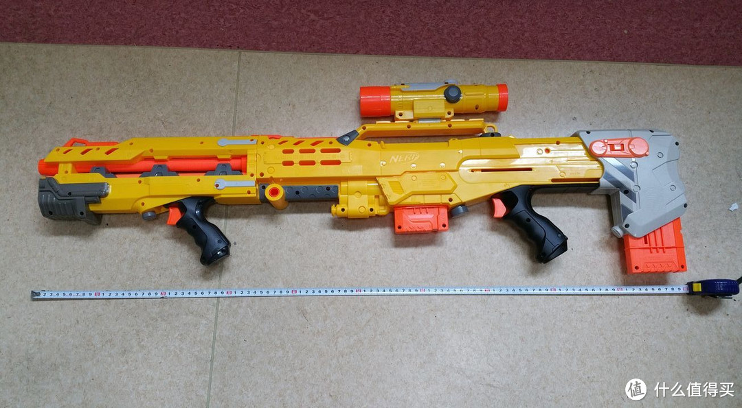 丧心病狂的Nerf N-Strike Longshot CS-6 远程射击玩具