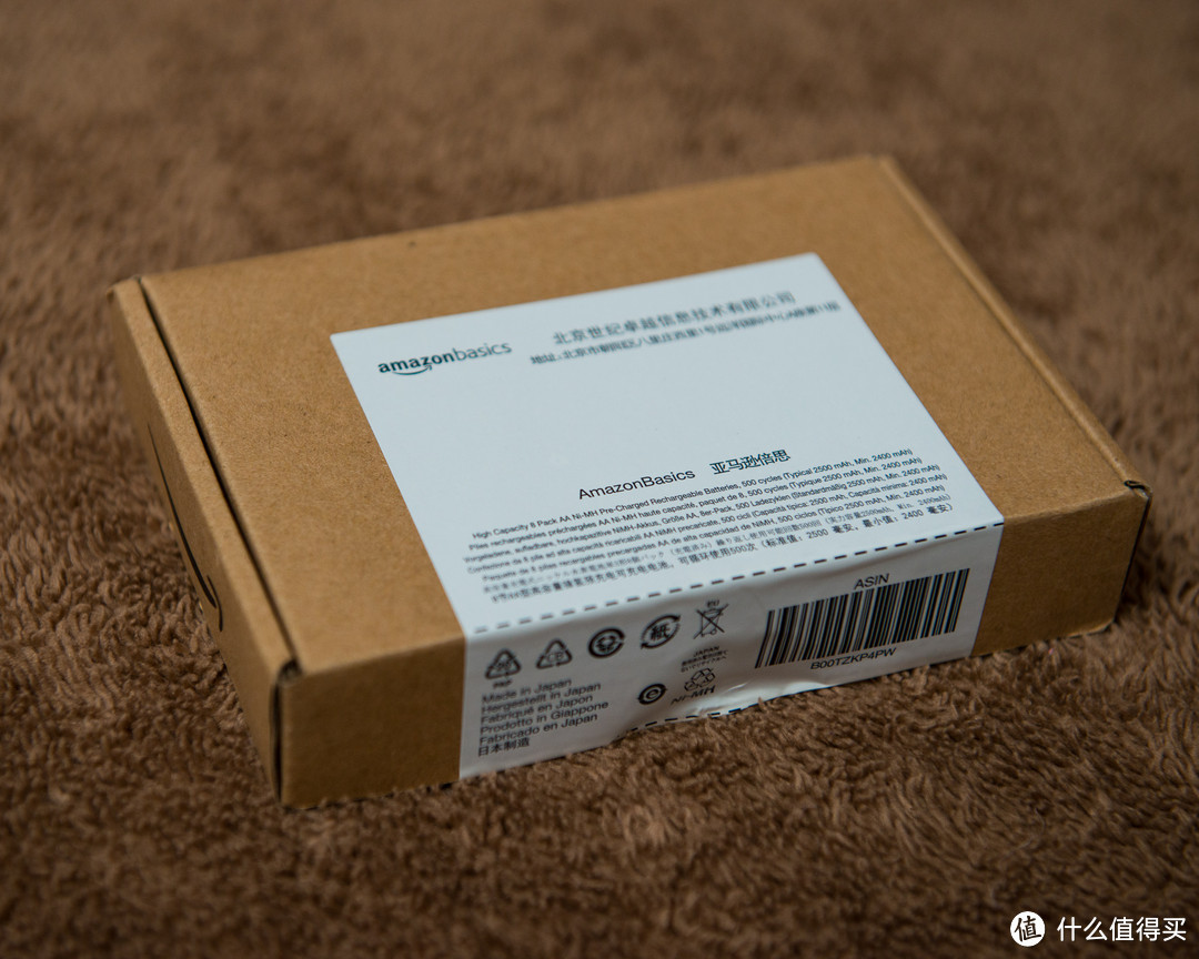 像爱老婆一样爱电池：AmazonBasics 亚马逊倍思 AA 2500mAh 充电电池展示