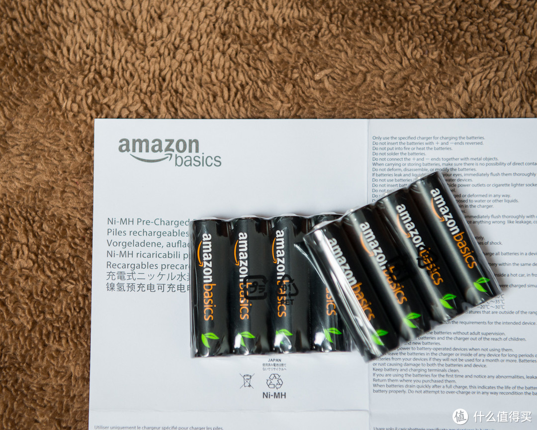 像爱老婆一样爱电池：AmazonBasics 亚马逊倍思 AA 2500mAh 充电电池展示