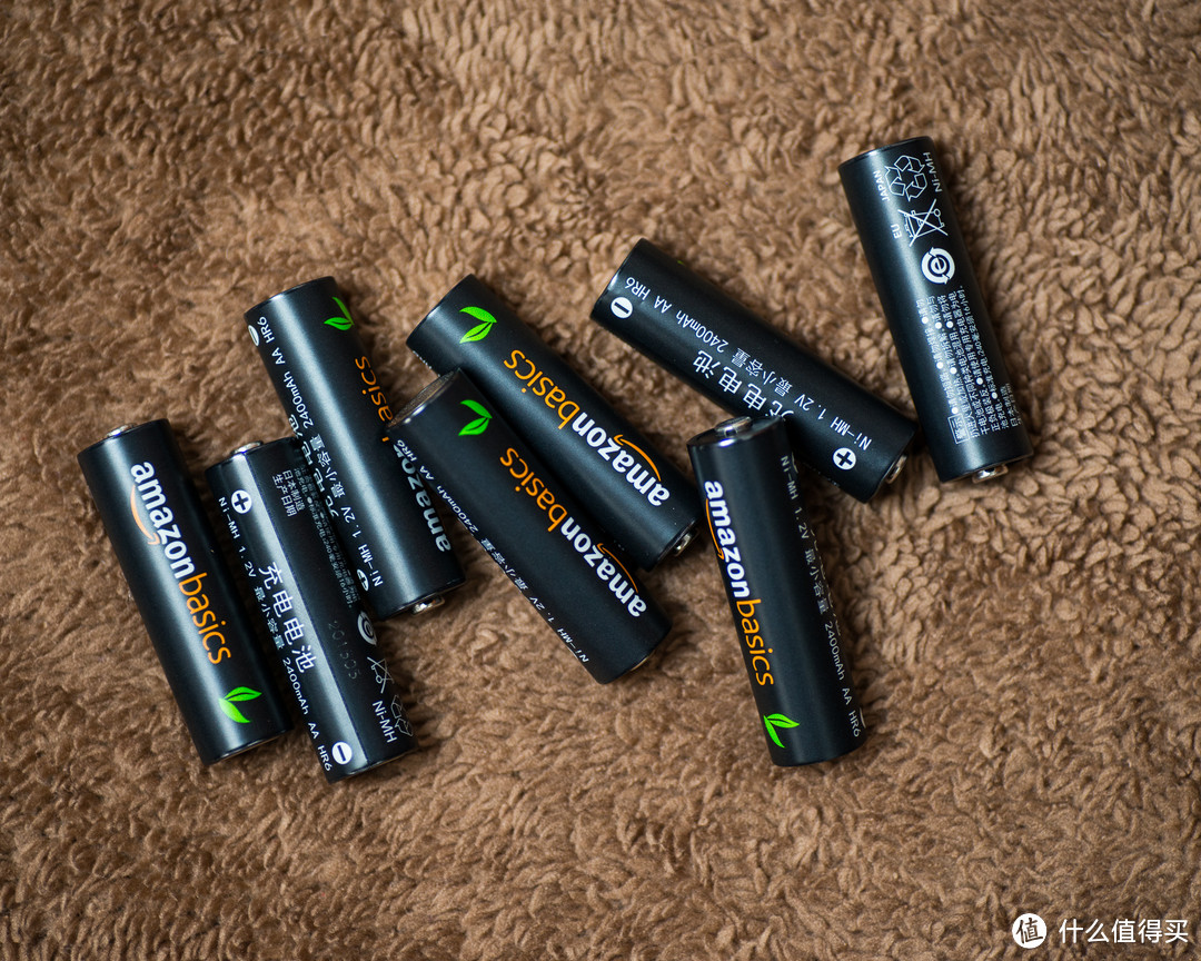 像爱老婆一样爱电池：AmazonBasics 亚马逊倍思 AA 2500mAh 充电电池展示