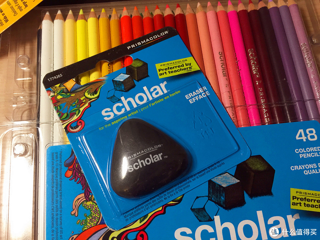 入坑填色游戏的又一选择：Prismacolor Scholar 48色油性彩铅