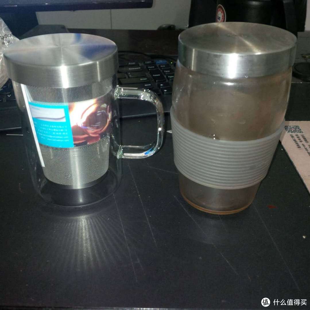 办公室泡茶利器：两代尚明泡茶杯对比