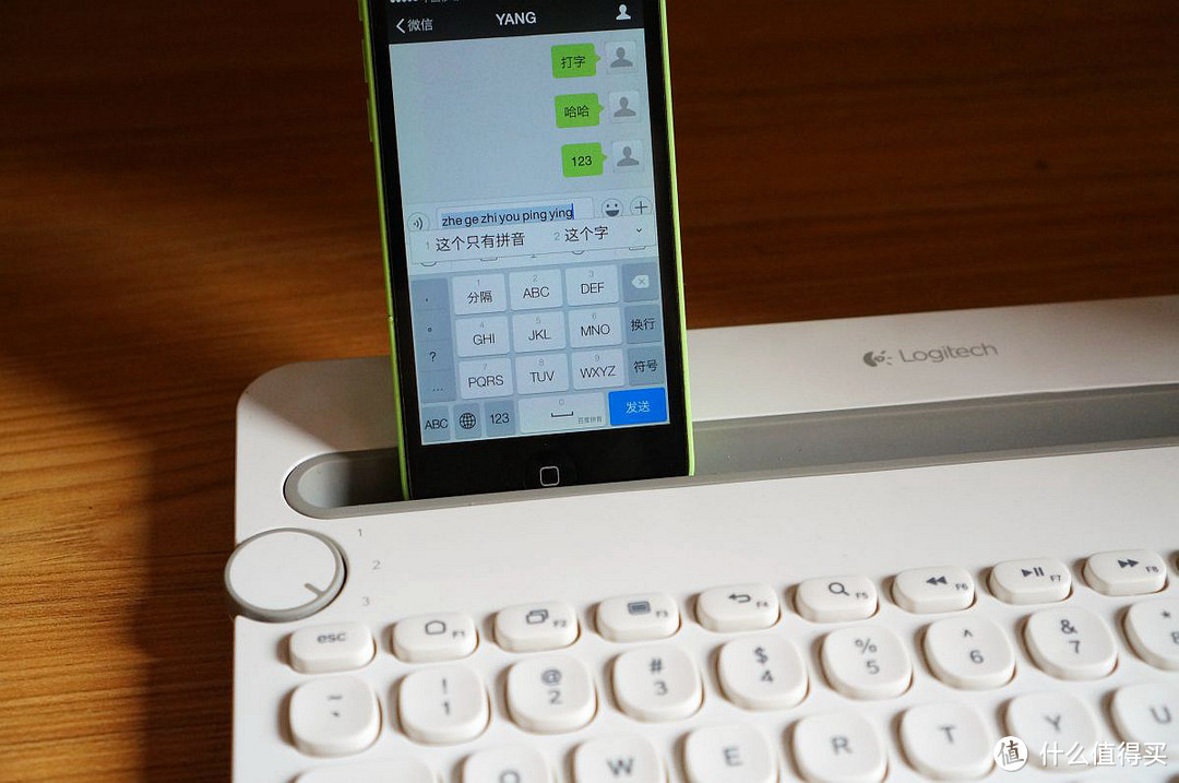 三设备连接呆萌蓝牙键盘 — Logitech 罗技 K480 多功能蓝牙键盘 试用评测
