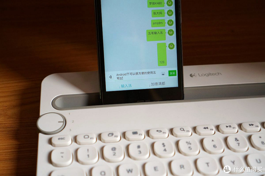 三设备连接呆萌蓝牙键盘 — Logitech 罗技 K480 多功能蓝牙键盘 试用评测