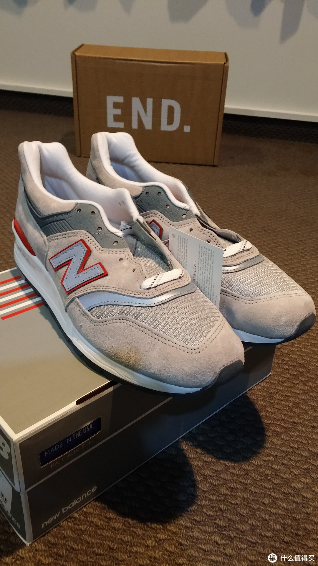 END购入美产New Balance M997CGR 男士跑鞋