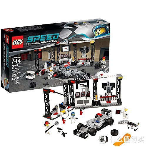 LEGO乐高 Speed Champions系列 迈凯轮-梅赛德斯加油站