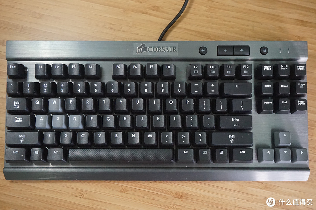 CORSAIR 海盗船 K65 cherry 红轴机械键盘开箱