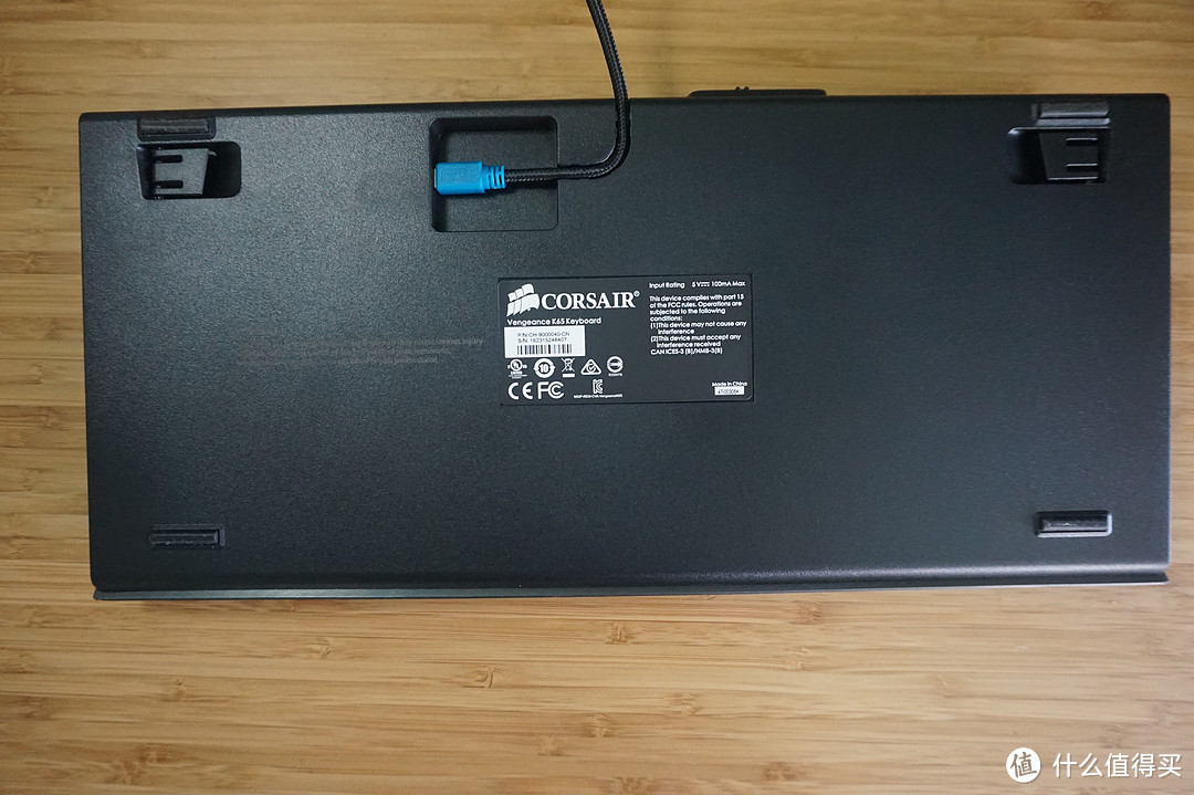 CORSAIR 海盗船 K65 cherry 红轴机械键盘开箱