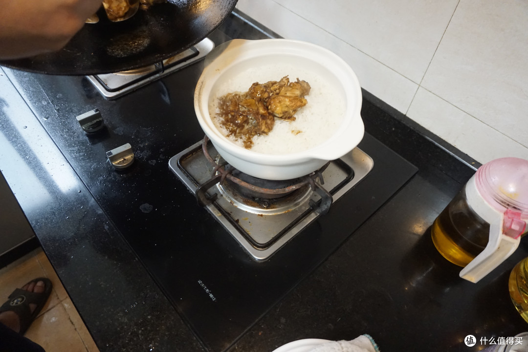 #舌尖上的小长假#懒人版砂锅鸡饭