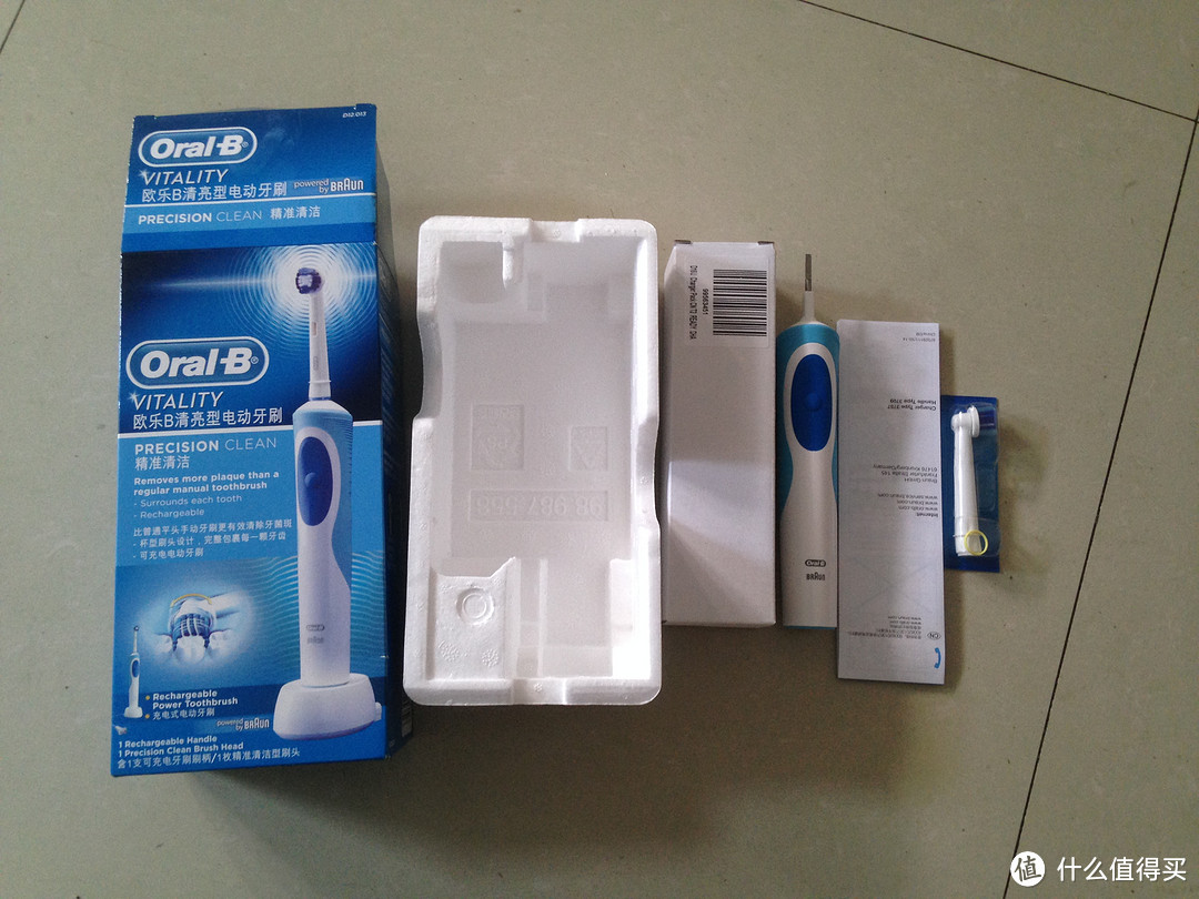 屌丝的第一款护牙神器 — Oral-B 欧乐B D12013 电动牙刷