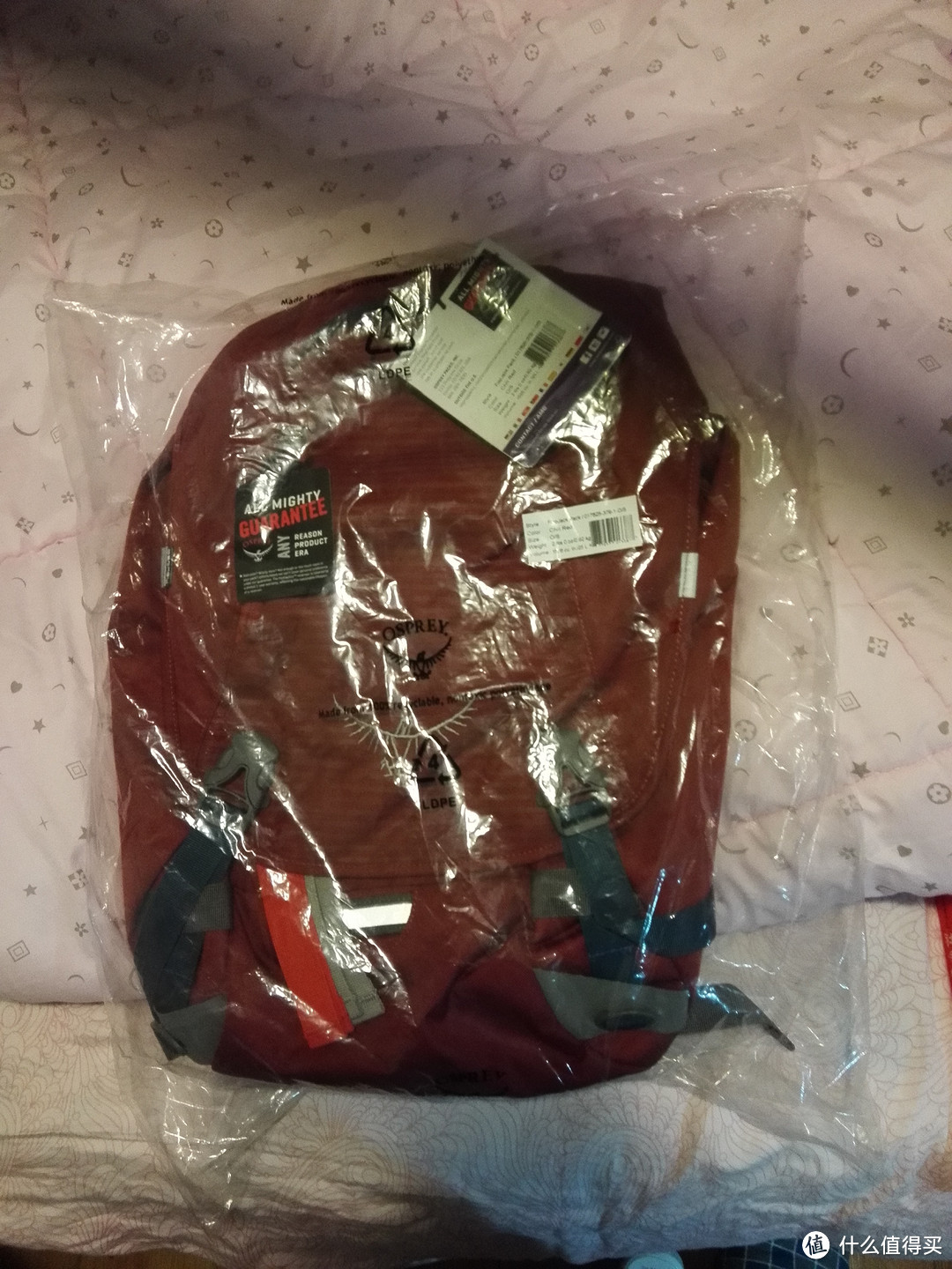 Osprey flapjack pack 25L(红色）双肩背包 渣拍摄开箱