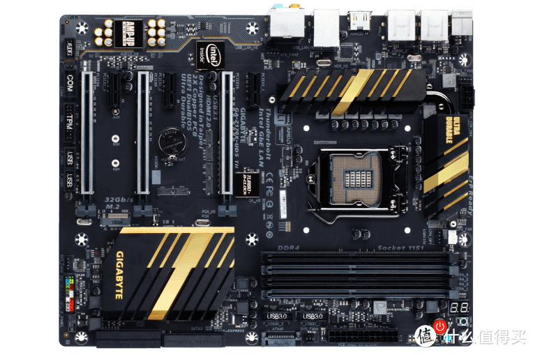 40Gb/s的单接口扩展能力:GIGABYTE 技嘉 发布 首款Thunderbolt 3.0认证主板 Z170X-UD5 TH