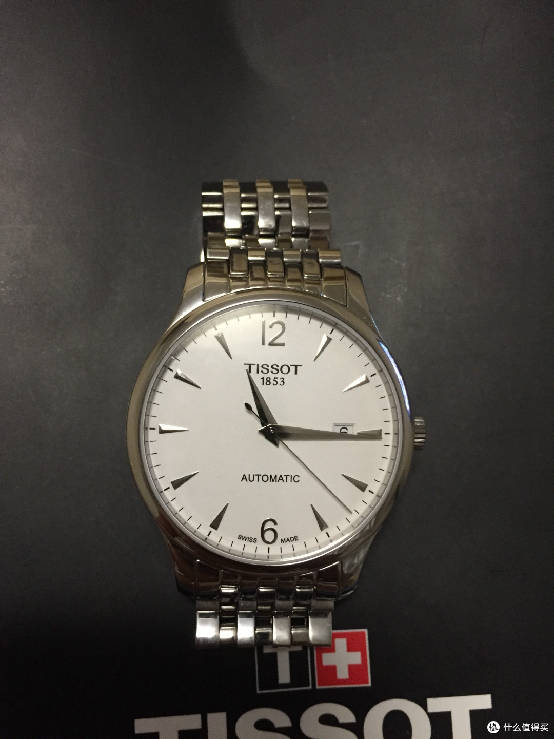 意外的周年的礼物:tissot 天梭 俊雅系列 男款机械腕表
