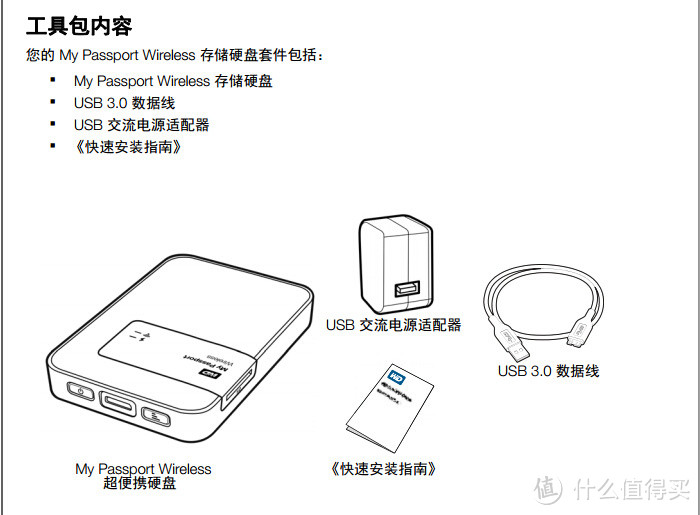 WD 西部数据 My Passport Wireless 2TB wifi移动存储设备简单开箱试用