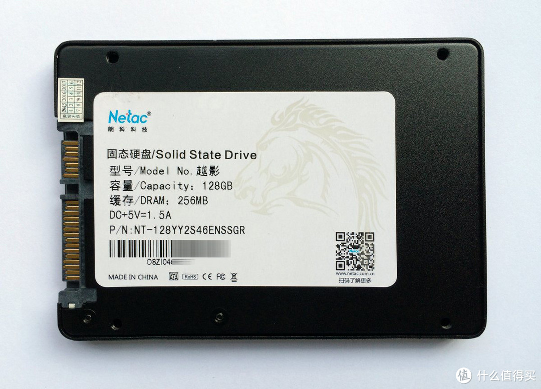 高性价比的选择 — Netac 朗科“越影”128G SSD固态硬盘拆解和测试