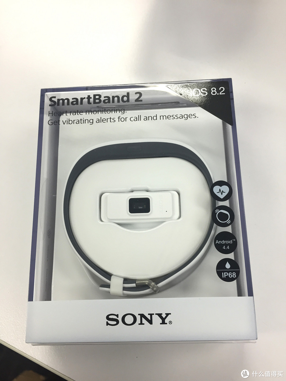 先有大法后有天！SONY 索尼 smartband 2 白色版 开箱