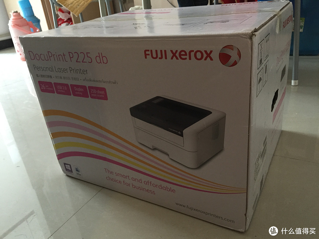 漂亮的马甲机 — FUJI xerox 富士施乐 打印机P225db开箱