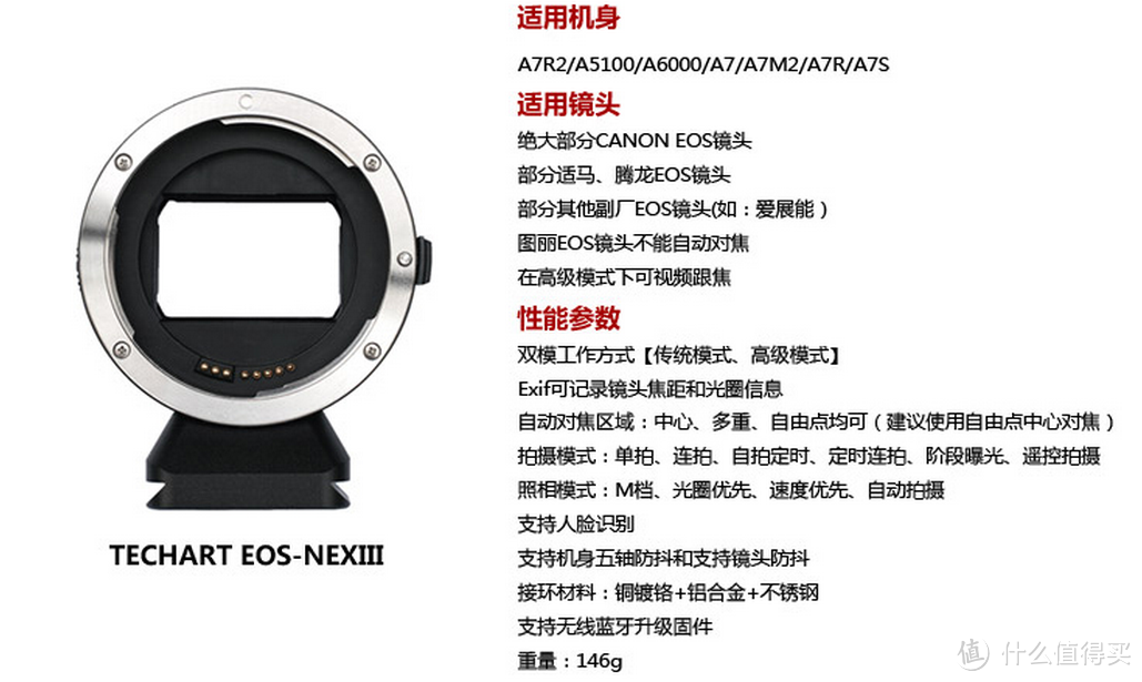 全新双模三代 TECHART EOS-NEX 全幅自动对焦接环 开箱测试