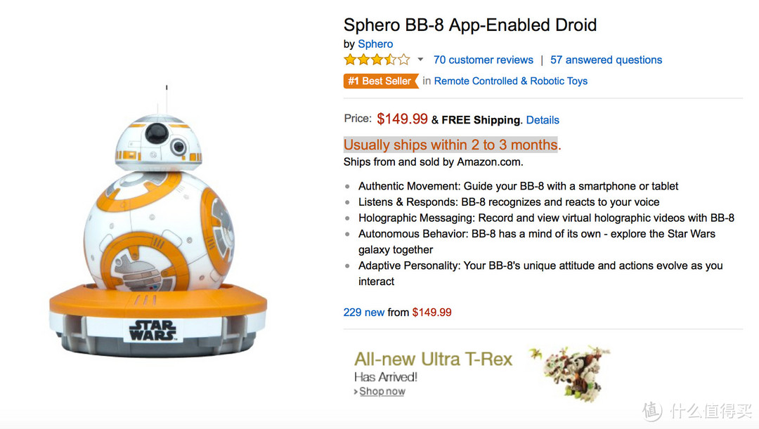 Sphero BB-8 星球大战7 原版机器人开箱首晒