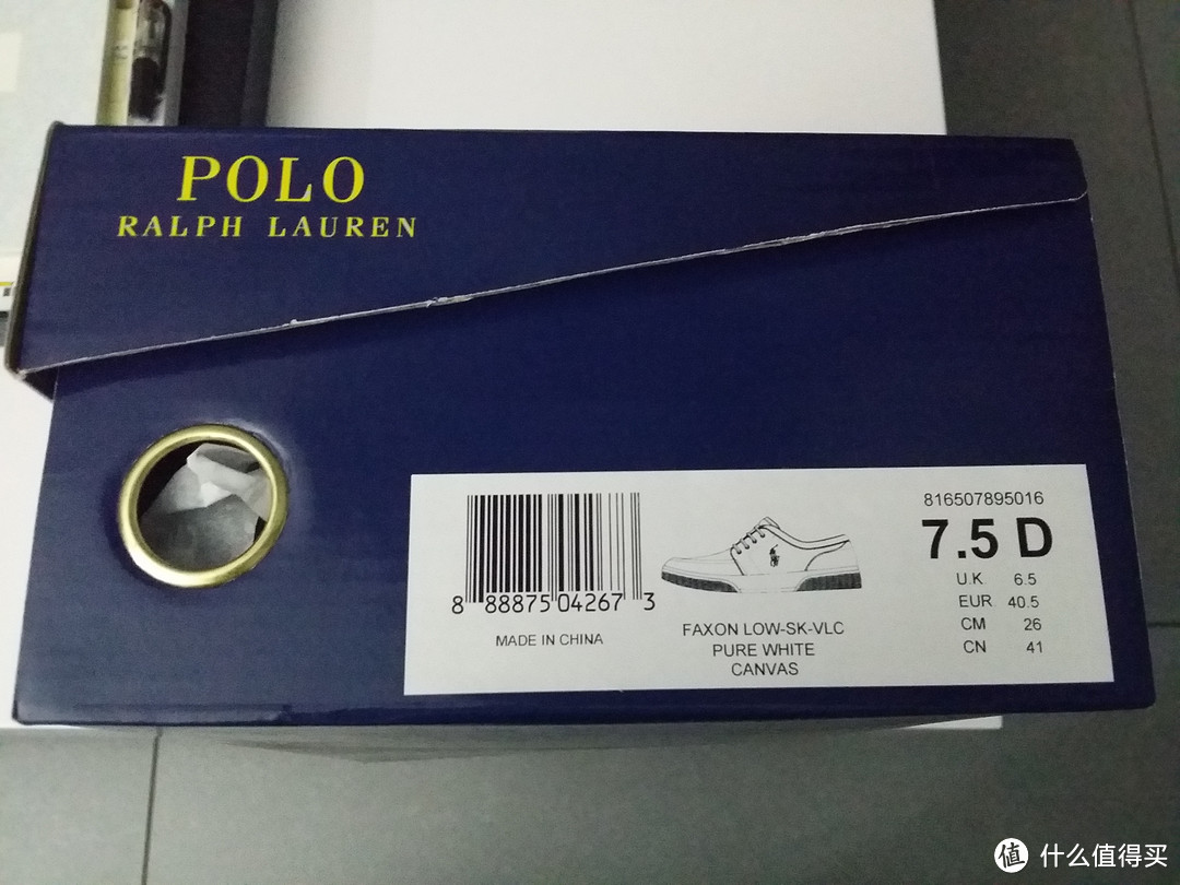 首次入手Polo Ralph Lauren  男士系带休闲鞋