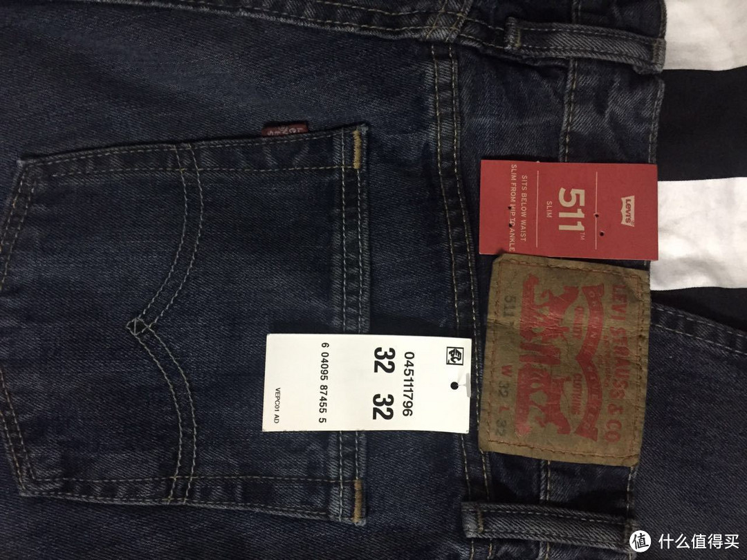 海淘 Levi's 李维斯 511 牛仔裤 真人秀