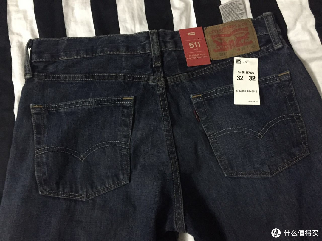 海淘 Levi's 李维斯 511 牛仔裤 真人秀