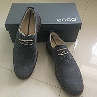 奇葩的欧码：ecco 爱步 Contoured Plain Toe Tie 男士休闲皮鞋