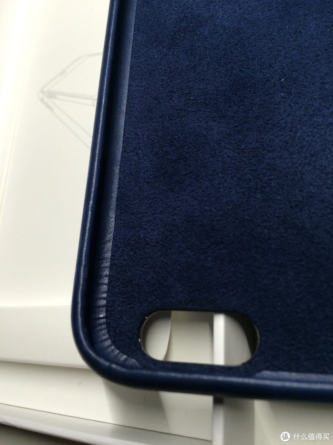 一抹幽蓝 !  — iphone 6S Plus case 皮革保护壳