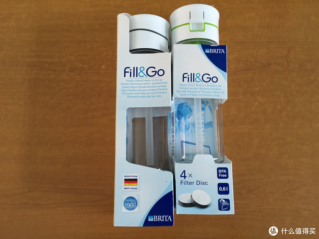 方便漂亮的 BRITA 碧然德 Fill&Go 滤水杯