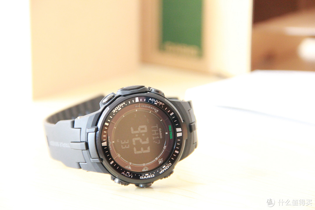 终入中意许久的CASIO 卡西欧 PRW-3000-1ACR 电波表