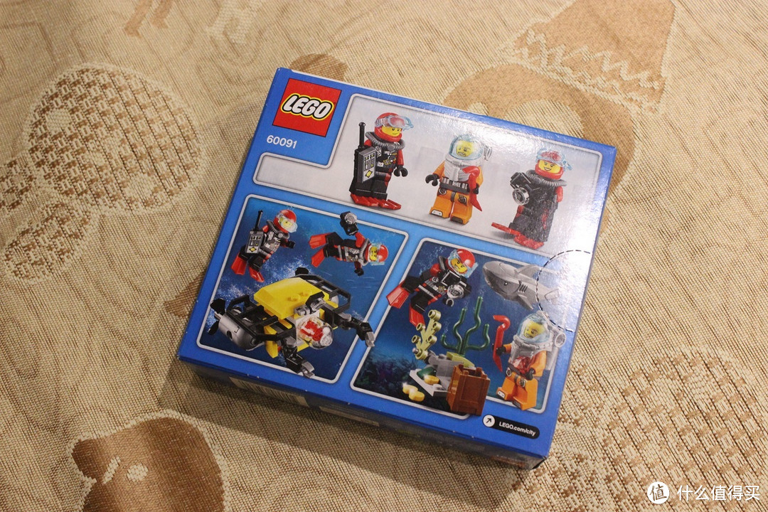 入门套装的小乐趣：LEGO 乐高 深海小盒 60091