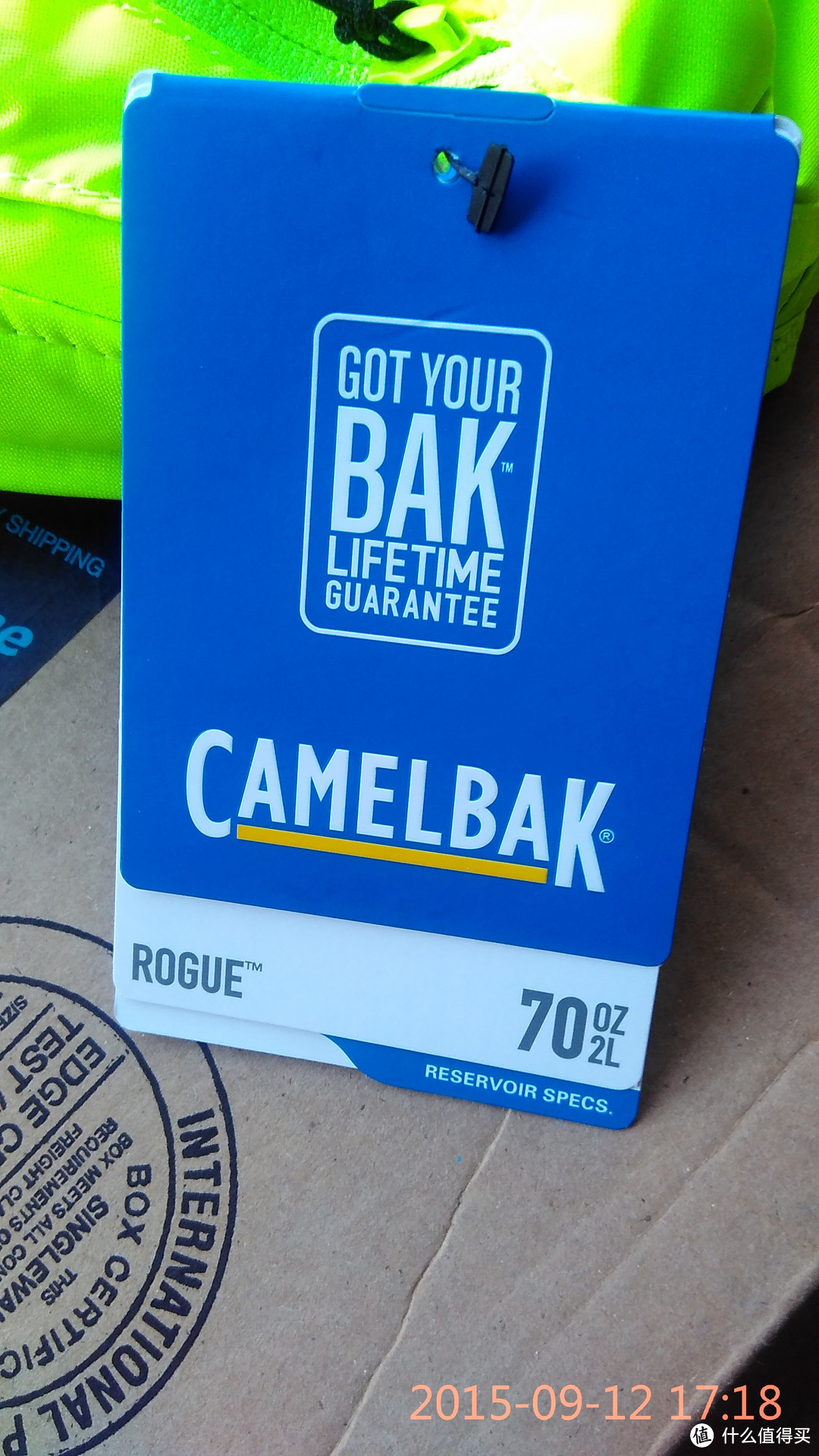 也有水袋也有包：美亚入手Camelbak 驼峰 男士户外水袋背包