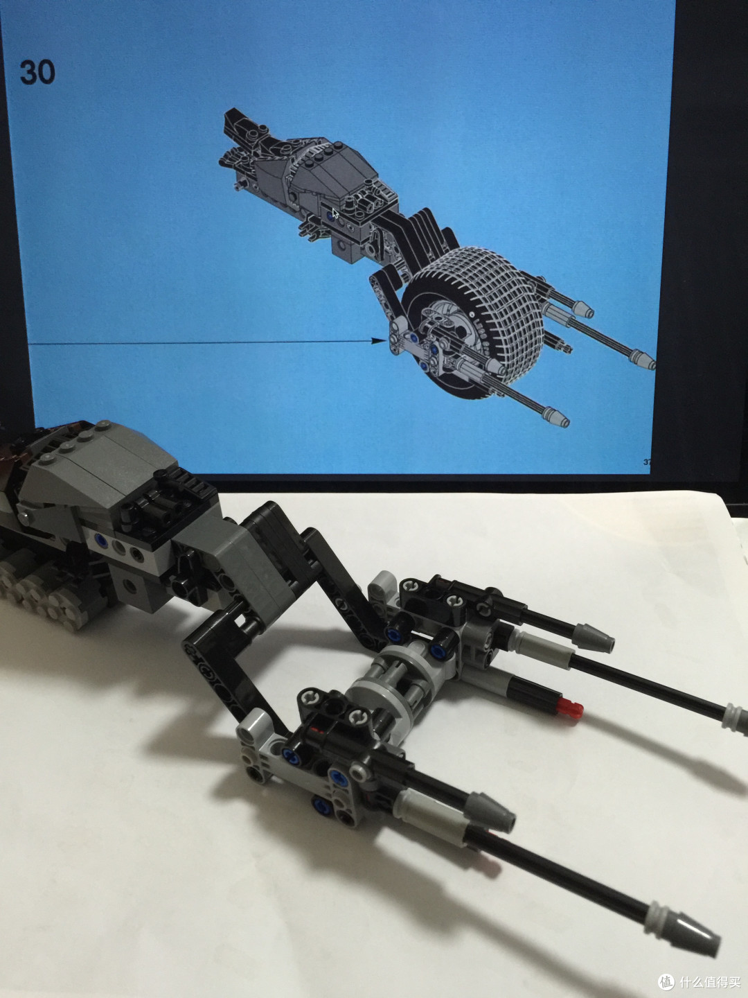 lego 乐高 dc comics super heroes batpod 5004590之复刻_拼插积木