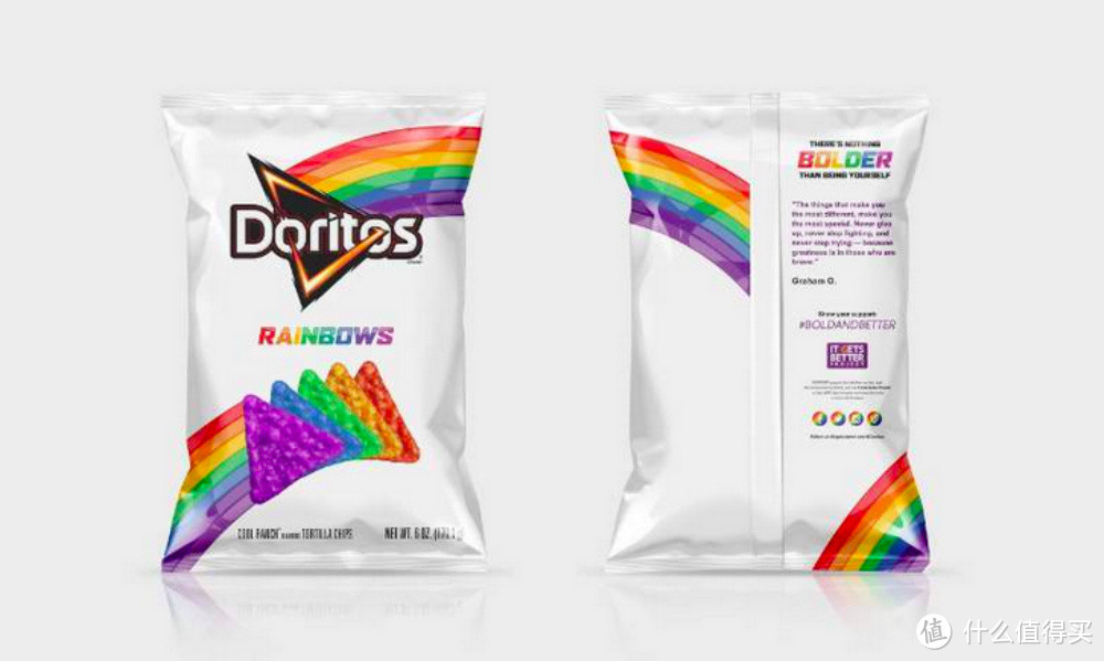 这都是爱：Doritos 多力多滋 推出彩虹限定版玉米片