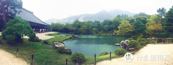 天龙寺庭院全景