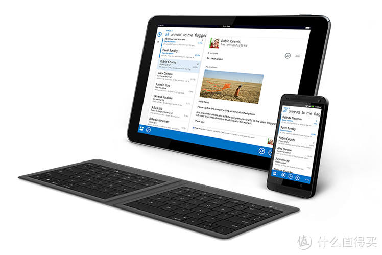 轻薄便携随身带：Microsoft 微软 蓝牙折叠键盘 国内开卖 售价699元