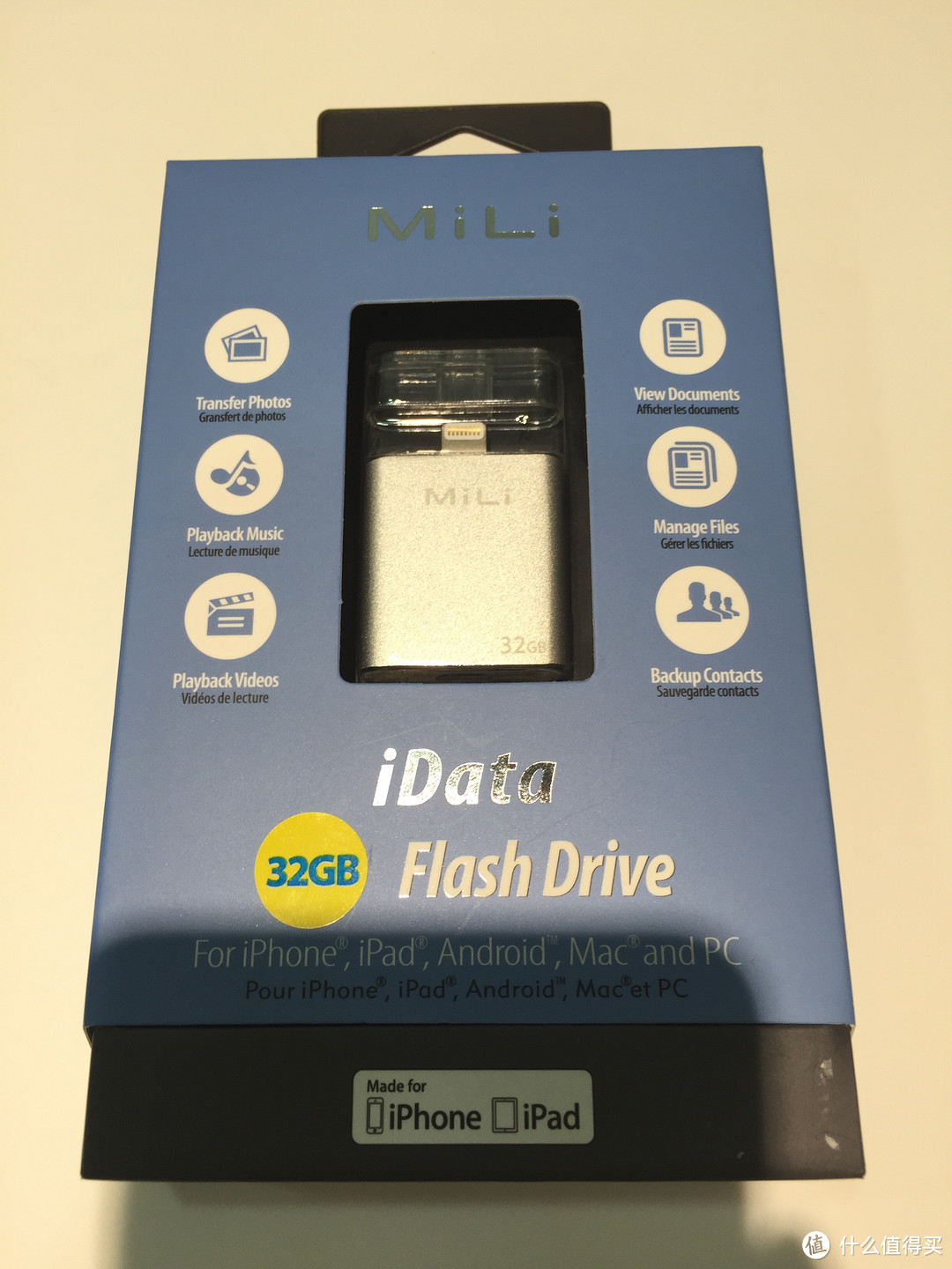 小容量iPhone的救星：MILI 米力 iData Flash Drive