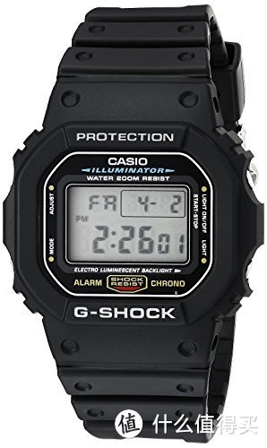 中亚海外购直邮到手性价比最高的 CASIO 卡西欧 G-SHOCK DW5600E-1V 男款经典腕表