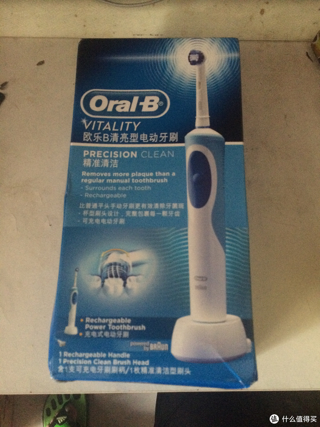 Oral-B 欧乐B D12.013 清亮型电动牙刷 开箱+简单使用感受