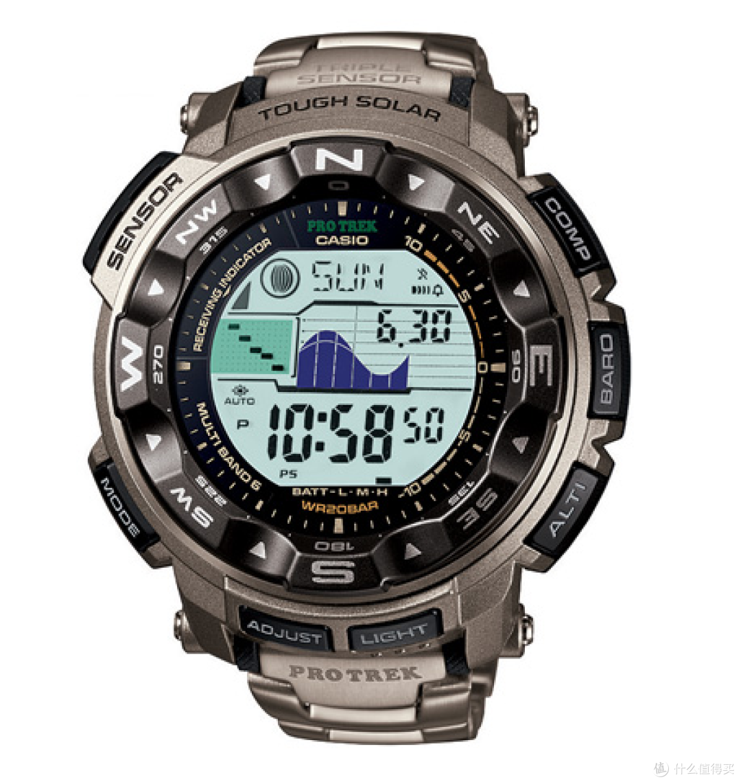 锅罩侠的新装备:Casio 卡西欧 PRW-6000YT 户外腕表