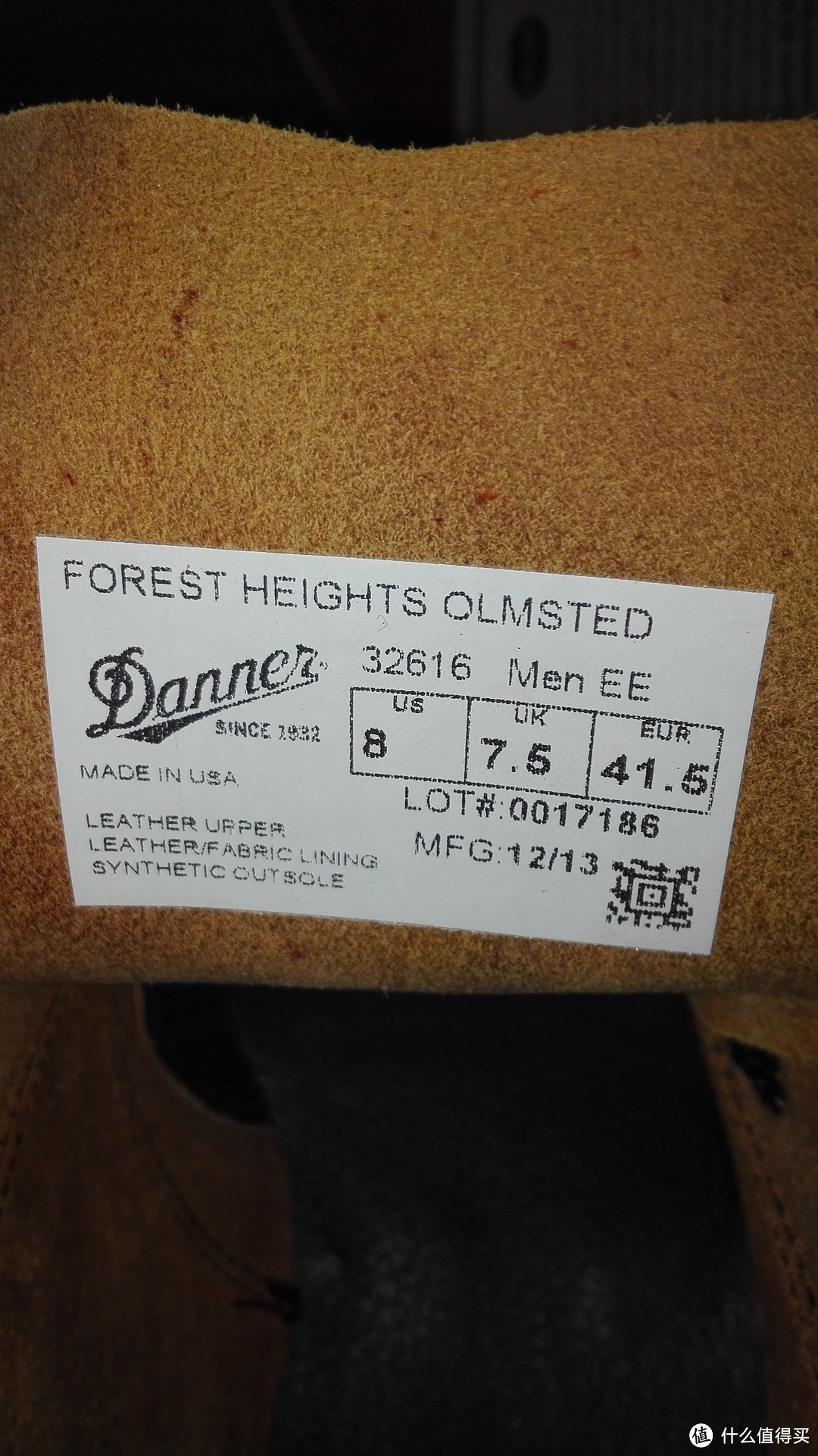 官网入手 Danner 丹纳 Forest Heights Olmsted 男靴 伪开箱