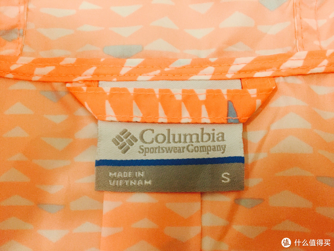 论“骚橙”：Columbia 哥伦比亚 Printed Windbreaker 户外防风衣