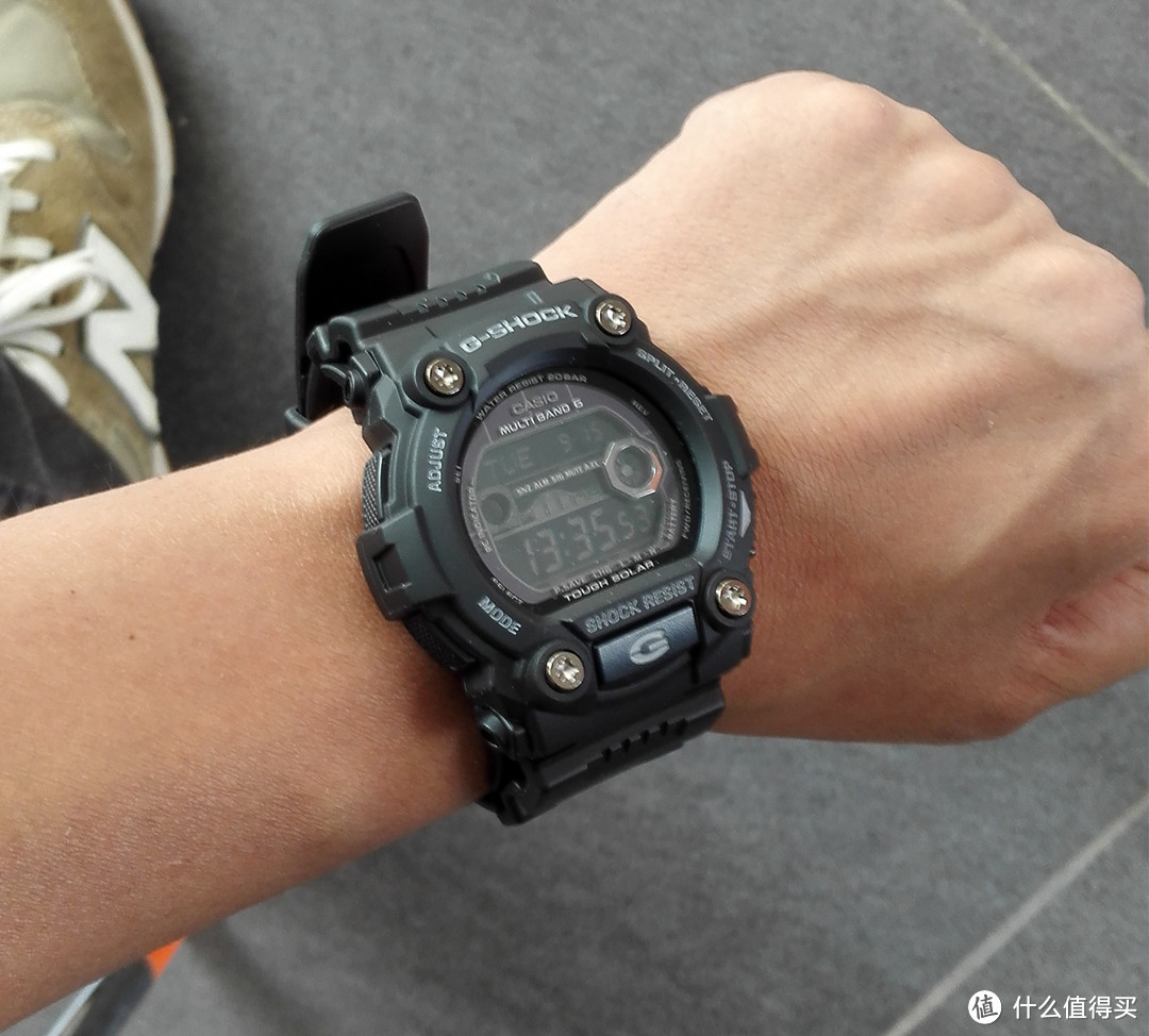 CASIO 卡西欧 G-SHOCK GW7900B-1 男款太阳能电波表 伪开箱