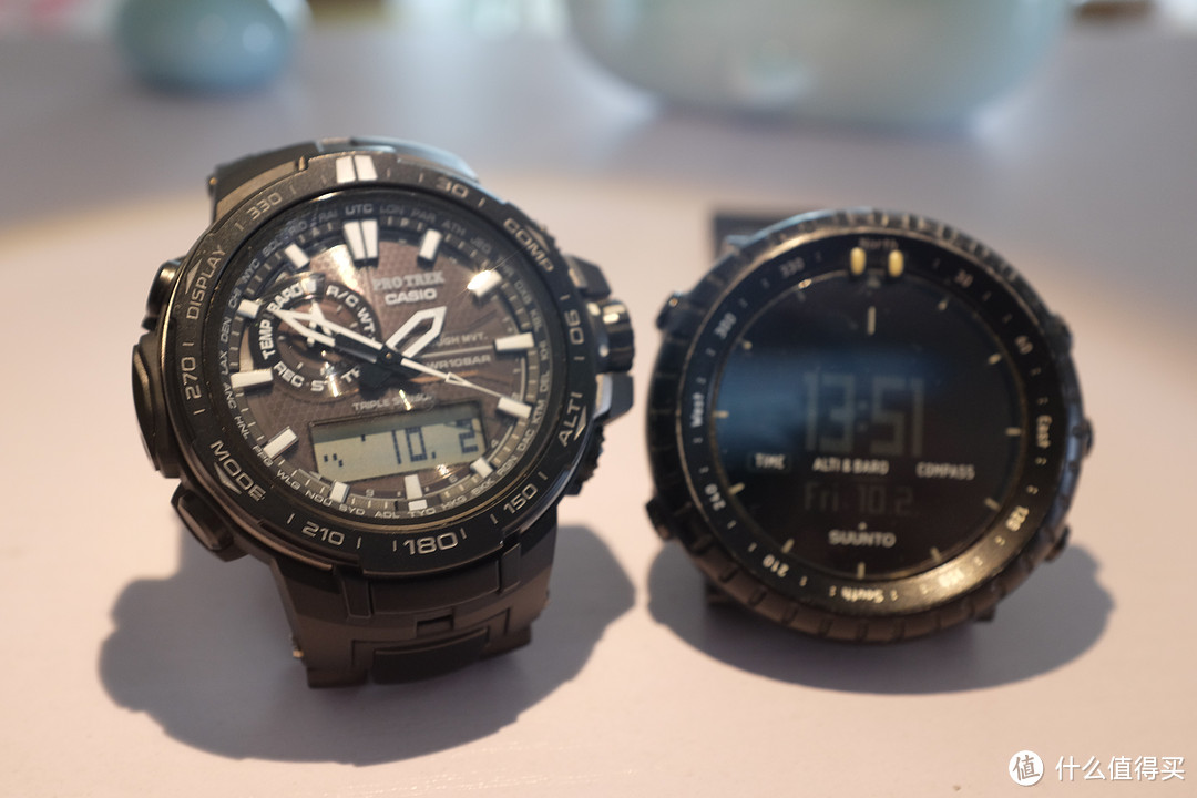 入手Casio卡西欧 PRW-6000YT-1 VS Suunto Core 户外功能简单对比