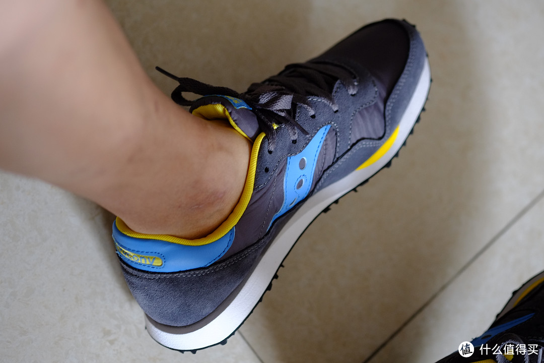 去掉所有的担心，女鞋男穿尝试：saucony Originals DXN Trainer 女款复古跑鞋