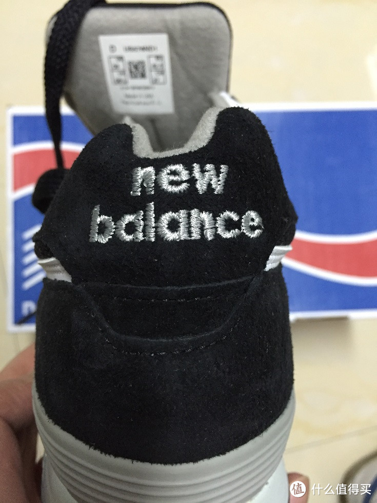 鞋头咋能这么胖：new balance 黑白 美产 576 复古运动鞋