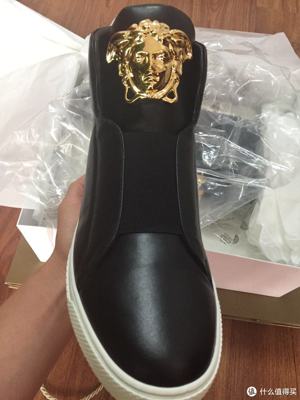 versace范思哲 美杜莎女妖头像皮鞋